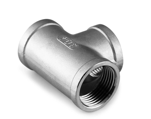 Aksesori Pipa Fitting Pipa Baja Tahan Karat Sambungan Tee